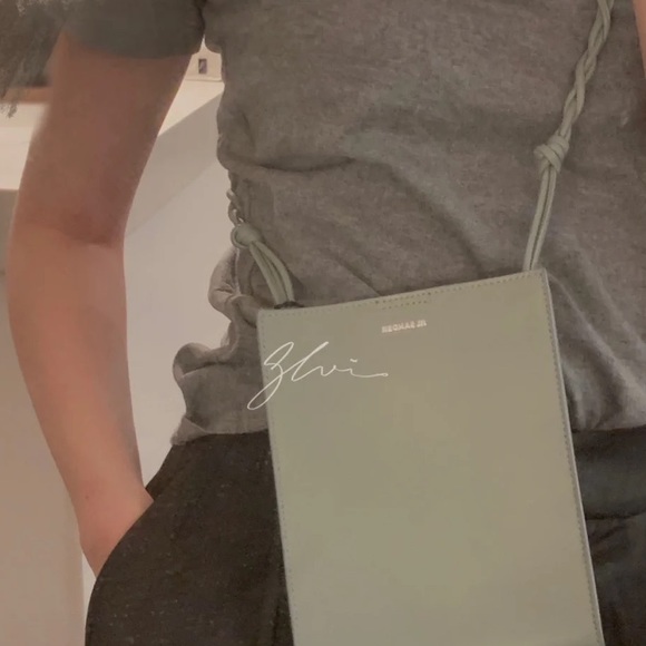 NWT Jil sander small tangle crossbody bag- mint - Picture 3 of 6